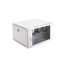 Шкаф ЦМО Шкаф телекоммуникационный настенный разборный ЭКОНОМ 6U (600х520) дверь стекло
