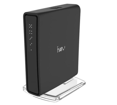Точка доступа wi-fi MikroTik hAP ac2 with 716MHz CPU, 128MB RAM, 5 x Gbit LAN, built-in 2.4Ghz 802.11b/g/n Dual Chain wireless with integrated antenna, built-in 5GHz 802.11an/ac Dual Chain wireless with integrated antenn Точка доступа wi-fi MikroTik hAP ac2 with 716MHz CPU, 128MB RAM, 5 x Gbit LAN, built-in 2.4Ghz 802.11b/g/n Dual Chain wireless with integrated antenna, built-in 5GHz 802.11an/ac Dual Chain wireless with integrated antenn