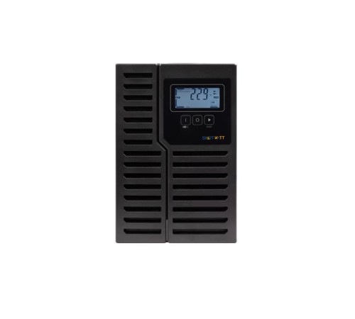 Источник бесперебойного питания SMARTWATT ИБП Онлайн, 1000/900 ВА/Вт, напольный, LCD дисплей, Schuko CEE7/4 - 2 шт.