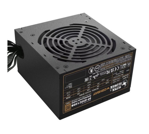 Блок питания 650Вт/ Power Supply Super Flower Combat DB, 650W, ATX, 120mm, 4xSATA, 3xPCI-E(6+2), APFC, 80+ Bronze, non-Modular