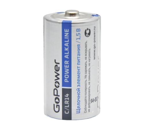 Батарейка/ Батарейка GoPower LR14 C BL2 Alkaline 1.5V (2/12/192) блистер (2 шт.) Батарейка/ Батарейка GoPower LR14 C BL2 Alkaline 1.5V (2/12/192) блистер (2 шт.)