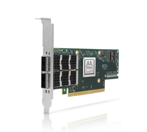 Сетевая карта Infiniband/ CX653106A ConnectX®-6 VPI adapter card, 100Gb/s (HDR100, EDR IB and 100GbE), dual-port QSFP56, PCIe3.0/4.0 x16, tall bracket, single pack Сетевая карта Infiniband/ CX653106A ConnectX®-6 VPI adapter card, 100Gb/s (HDR100, EDR IB and 100GbE), dual-port QSFP56, PCIe3.0/4.0 x16, tall bracket, single pack
