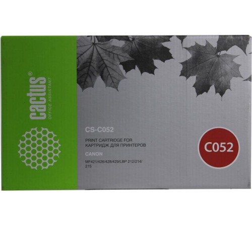 -/ Картридж лазерный Cactus CS-C052 Cartridge 052 черный (3100стр.) для Canon Canon MF421/426/428/429/L