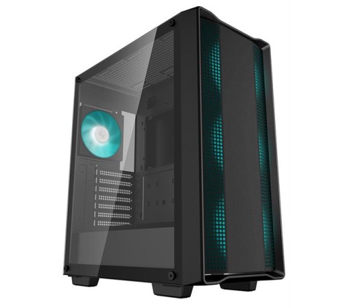 корпус Deepcool CC560 V2 без БП, боковое окно (закаленное стекло), 3x120мм LED вентилятор спереди и 1x120мм LED вентилятор сзади, черный, ATX (R-CC560-BKGAA4-G-2)