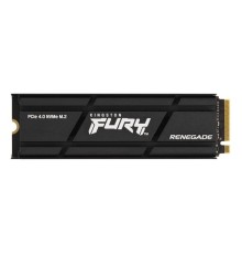 Твердотельный накопитель Kingston SSD 1TB SFYRSK/1000G Fury Renegade M.2 2280 PCIe 4.0 x4 NVMe R7300/W6000MB/s 3D TLC MTBF 2M 1,0PBW Retail Heatsink 1 year