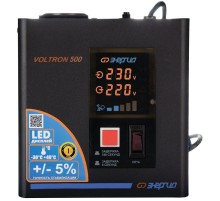 Стабилизатор  VOLTRON -  500  ЭНЕРГИЯ Voltron (5%)/ Stabilizer VOLTRON - 500 ENERGY Voltron (5%)