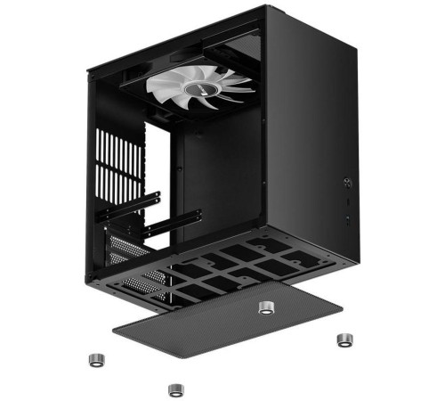 Корпус без блока питания/ Case JONSBO T8 PLUS, Mini-Tower, TG, 1x140mm, 1xUSB-A 3.2 + 1xUSB-C 3.2, mITX Black Корпус без блока питания/ Case JONSBO T8 PLUS, Mini-Tower, TG, 1x140mm, 1xUSB-A 3.2 + 1xUSB-C 3.2, mITX Black