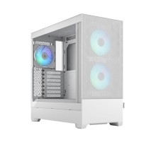 Корпус ПК без блока питания/ Case Fractal Design Pop Air RGB TG Clear Tint, Midi-Tower, 3x120mm RGB, 2xUSB-A 3.2 ATX, mATX, mITX White