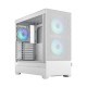 Корпус ПК без блока питания/ Case Fractal Design Pop Air RGB TG Clear Tint, Midi-Tower, 3x120mm RGB, 2xUSB-A 3.2 ATX, mATX, mITX White
