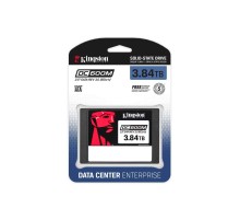 Твердотельный накопитель/ Kingston SSD DC600M, 3840GB, 2.5" 7mm, SATA3, 3D TLC, R/W 560/530MB/s, IOPs 94 000/59 000, TBW 7008, DWPD 1 (12 мес)