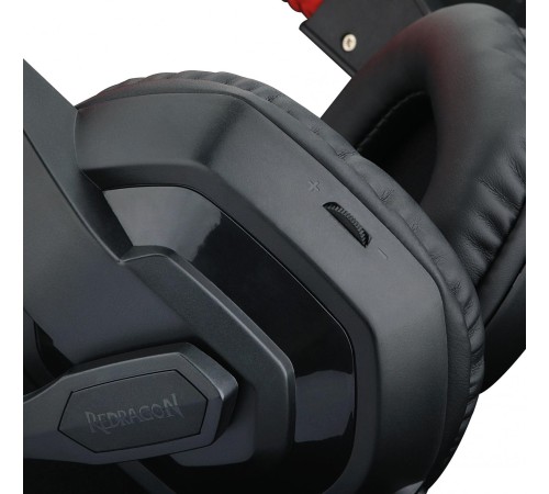 Redragon Игровая гарнитура Ares красный + черный, кабель 2 м Redragon Игровая гарнитура Ares красный + черный, кабель 2 м