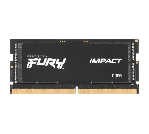 Память оперативная/ Kingston 64GB 5600MT/s DDR5 CL40 SODIMM (Kit of 2) FURY Impact PnP Память оперативная/ Kingston 64GB 5600MT/s DDR5 CL40 SODIMM (Kit of 2) FURY Impact PnP