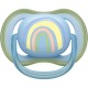 Пустышка ultra air, радуга, 0-6 мес., 1 шт.