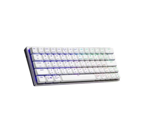 Клавиатура/ Cooler Master SK622 Silver White Hybrid Wireless Keyboard (Red Switch)