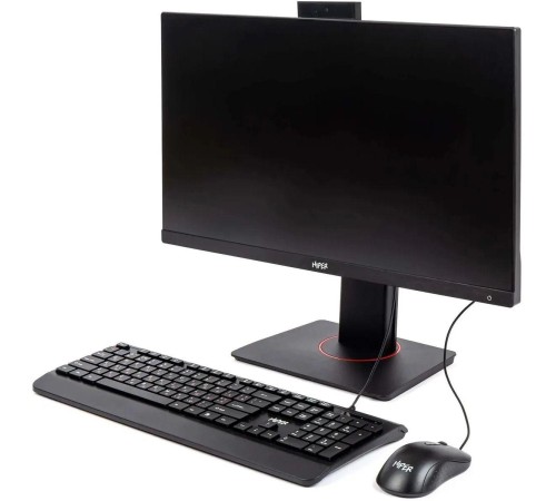 Моноблок/ HIPER V6 23.8"(1920x1080 (матовый) IPS)/Intel Core i3 14100(3.5Ghz)/16384Mb/512PCISSDGb/noDVD/BT/WiFi/war 1y/6.45kg/черный/Win11Pro + Cam 5.0 SD/Проводные МК/WiFi6 Моноблок/ HIPER V6 23.8"(1920x1080 (матовый) IPS)/Intel Core i3 14100(3.5Ghz)/16384Mb/512PCISSDGb/noDVD/BT/WiFi/war 1y/6.45kg/черный/Win11Pro + Cam 5.0 SD/Проводные МК/WiFi6