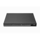 Управляемый (L2+) коммутатор Gigabit Ethernet/ Управляемый (L2+) коммутатор Gigabit Ethernet на 48 RJ45 + 4 x GE SFP порта. Порты: 48 x GE (10/100/1000Base-T) + 4 x GE SFP (1000Base-X), Консольный порт; Уровень управления L2 (Full managed); Поддержка Jumb