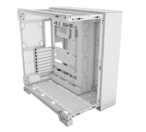 Корпус без блока питания/ Case Corsair 6500X, Midi-Tower, TG, no fan, 4xUSB-A 3.2, 1xUSB 3.2 Type-C, E-ATX, ATX, mATX, mITX White