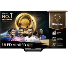 Телевизор ЖК 85'' Hisense/ 85", Ultra HD, Mini LED, Local Dimming Zones 1024, 165 Hz(VRR), Smart TV (ОС VIDAA U9), Wi-Fi, DVB-T2/T/C/S2/S, HDR 10+, Dolby Vision, Dolby Atmos, Bluetooth, 2.1.2ch 2*15W(Main)+20W(Subwoofer)+2*5W(Side), CI+(1.4), 4хHDMI,