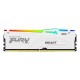 Память оперативная/ Kingston 32GB 5600MT/s DDR5 CL40 DIMM FURY Beast White RGB XMP