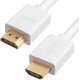 Greenconnect Кабель 1.5m HDMI версия 2.0 HDR 4:2:2, Ultra HD, 4K 60 fps 60Hz/5K*30Hz, 3D, AUDIO, 18.0 Гбит/с, 28/28 AWG, OD7.3mm, тройной экран, белый, GCR-HM761-1.5m