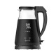 Electric Kettle DEM-SH90W Black, 1.7L, 1700W, thermostat 40-100°C