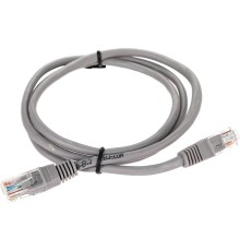 Патчкорд/ Патчкорд литой "Telecom" UTP кат.5е 1,0м серый