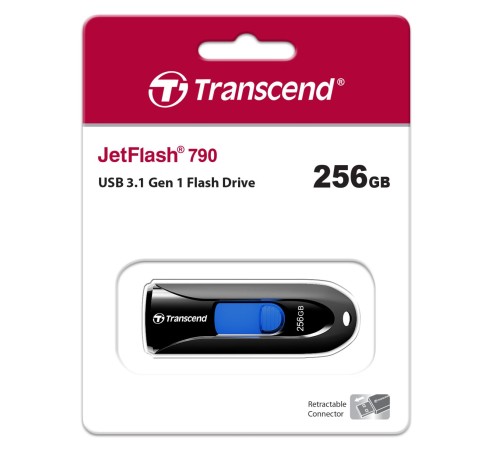 Флеш-накопитель/ Transcend 256GB JetFlash 790K (Black) USB 3.0 Флеш-накопитель/ Transcend 256GB JetFlash 790K (Black) USB 3.0
