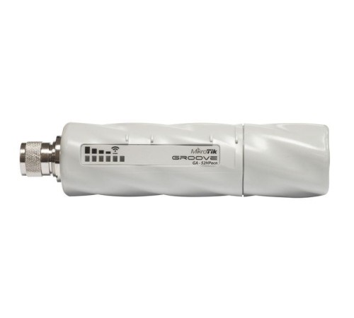 Точка доступа MikroTik GrooveA 52 ac with Nmale connector, 720MHz CPU, 64MB RAM, 1 x Gigabit LAN, 1 x built-in high power 2.4/5GHz 802.11a/b/g/n/ac wireless, RouterOS L4, plastic (существенное повреждение коробки) Точка доступа MikroTik GrooveA 52 ac with Nmale connector, 720MHz CPU, 64MB RAM, 1 x Gigabit LAN, 1 x built-in high power 2.4/5GHz 802.11a/b/g/n/ac wireless, RouterOS L4, plastic (существенное повреждение коробки)