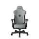 Кресло игровое Anda Seat T-Pro 2, цвет серый/чёрный, размер XL (200 кг), материал ткань (модель AD12) (Мятая упаковка)