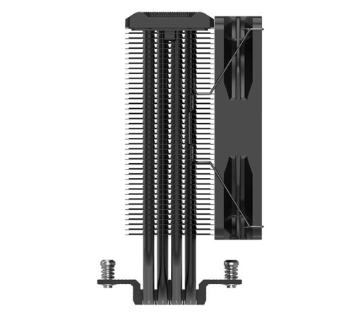 Кулер для процессора PCCooler Paladin EX400 S115X/1200/1700/AM4 (24 шт/кор, TDP 180W, 120mm PWM FAN, 4 тепловые трубки 6мм, 800-1800RPM, 28,6dBa)