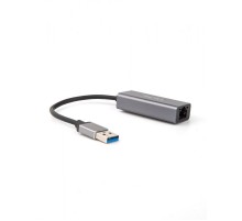 Кабель-переходник/ Кабель-переходник USB 3.0 (Am) --> LAN RJ-45 Ethernet 1000 Mbps, Aluminum Shell,Telecom <TU312M>