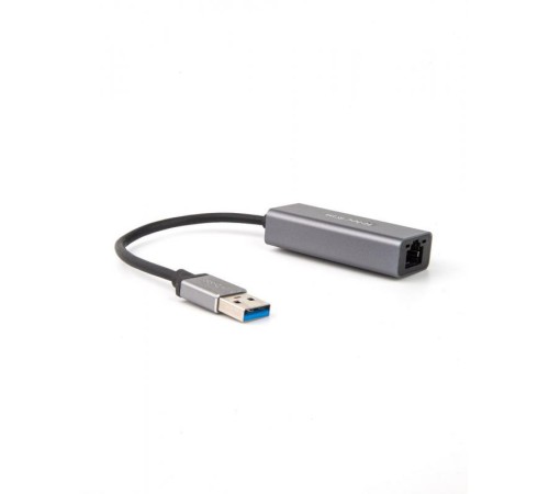 Кабель-переходник/ Кабель-переходник USB 3.0 (Am) --> LAN RJ-45 Ethernet 1000 Mbps, Aluminum Shell,Telecom <TU312M>