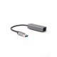 Кабель-переходник/ Кабель-переходник USB 3.0 (Am) --> LAN RJ-45 Ethernet 1000 Mbps, Aluminum Shell,Telecom <TU312M>