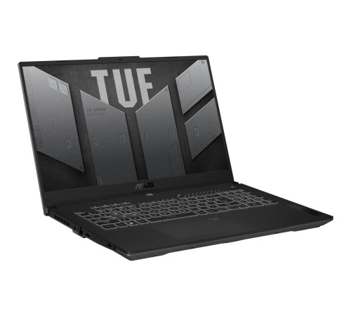 Ноутбук/ ASUS TUF F17 FX707VJ-HX006 17.3"(1920x1080 (матовый, 144Hz) IPS)/Intel Core 5 210H(2.2Ghz)/16384Mb/512PCISSDGb/noDVD/Ext:nVidia GeForce RTX3050(6144Mb)/Cam/BT/WiFi/56WHr/war 1y/2.6kg/Mecha Gray/DOS