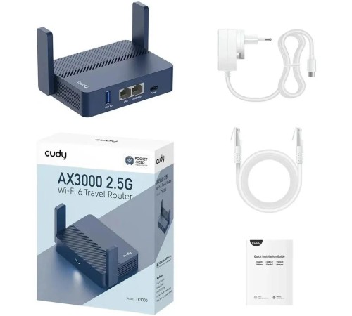 Маршрутизатор/ AX3000 2.5G Wi-Fi 6 Router with USB Маршрутизатор/ AX3000 2.5G Wi-Fi 6 Router with USB
