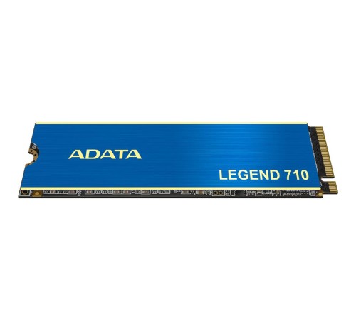 Твердотельный накопитель/ ADATA SSD LEGEND 710, 1024GB, M.2(22x80mm), NVMe 1.4, PCIe 3.0 x4, 3D NAND, R/W 2400/1800MB/s, IOPs 180 000/150 000, TBW 260, DWPD 0.23, with Heat Sink (3 года) Твердотельный накопитель/ ADATA SSD LEGEND 710, 1024GB, M.2(22x80mm), NVMe 1.4, PCIe 3.0 x4, 3D NAND, R/W 2400/1800MB/s, IOPs 180 000/150 000, TBW 260, DWPD 0.23, with Heat Sink (3 года)
