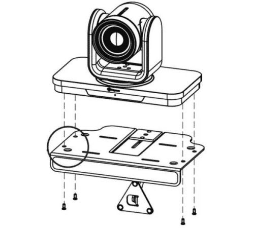 Монтажная консоль/ Mounting solution for EagleEyeIV-12x&4x. Mounts on the wall/other flat surfaces over 6.5in deep or flat screen displays greater than 5/8in thick. Includes tripod mount. Also supports EagleEye Director, EagleEye HD, EagleEye III, EagleEy Монтажная консоль/ Mounting solution for EagleEyeIV-12x&4x. Mounts on the wall/other flat surfaces over 6.5in deep or flat screen displays greater than 5/8in thick. Includes tripod mount. Also supports EagleEye Director, EagleEye HD, EagleEye III, EagleEy