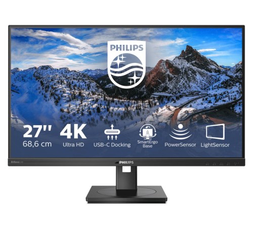 Монитор LCD 27'' 16:9 3840x2160(UHD 4K) IPS, 60 Hz, 350 cd/m2, 1000:1, 50М:1, 4ms, 2xHDMI, DP, USB-C, USB-Hub, Height adj, Pivot, Tilt, Swivel, Speakers, Black (Мятая упаковка) Монитор LCD 27'' 16:9 3840x2160(UHD 4K) IPS, 60 Hz, 350 cd/m2, 1000:1, 50М:1, 4ms, 2xHDMI, DP, USB-C, USB-Hub, Height adj, Pivot, Tilt, Swivel, Speakers, Black (Мятая упаковка)