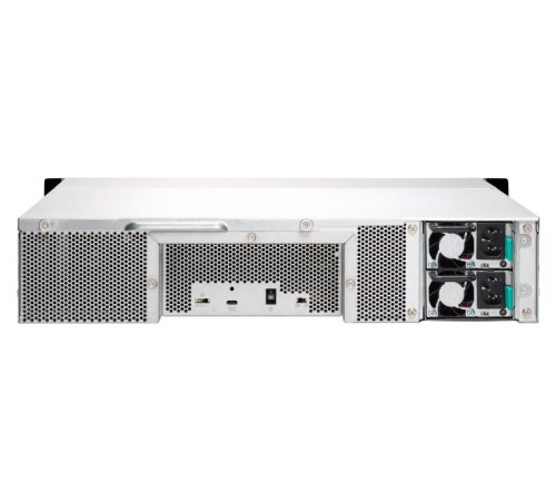 Полка расширения сетевого хранилища без дисков/ SMB QNAP TL-R1200C-RP USB 3.2 Gen 2 Type-C JBOD storage enclosure, 12-tray 3,5"/2,5" w/o HDD, 2xPSU. Rackmount. W/o rail kit RAIL-B02