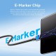 Кабель Vention USB 2.0 CM/CM с LED дисплеем - 1.2м. Чёрный 5А PD100W, шт.