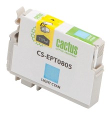-/ Картридж струйный Cactus CS-EPT0805 T0805 светло-голубой (11.4мл) для Epson Stylus Photo P50/PX650/P