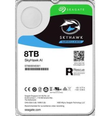 Жесткий диск/ HDD Seagate SkyHawk AI SATA 3.5"""" 8TB 7200 256MB  1 year warranty
