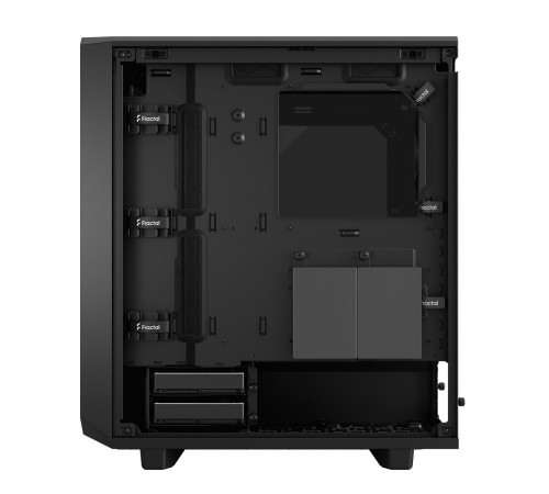 Корпус ПК без блока питания/ Case Fractal Design Meshify 2 Compact TG Dark Tint, Midi-Tower, 2x140mm + 1x120mm, 2xUSB-A 3.2 + 1xUSB 3.2 Type-C ATX, mATX, mITX Black