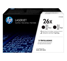 Тонер-картридж набор из 2 шт/ HP 26X Black 2-pack LJ Toner Cartridge