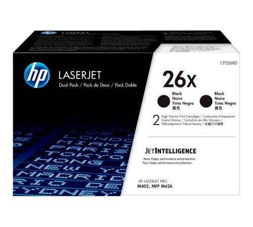 Тонер-картридж набор из 2 шт/ HP 26X Black 2-pack LJ Toner Cartridge Тонер-картридж набор из 2 шт/ HP 26X Black 2-pack LJ Toner Cartridge