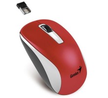 Мышь беспроводная NX-7010 белый+красный металлик (white+red, blister), 2.4GHz wireless, BlueEye 1200 dpi, 1xAA