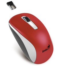 Мышь беспроводная NX-7010 белый+красный металлик (white+red, blister), 2.4GHz wireless, BlueEye 1200 dpi, 1xAA