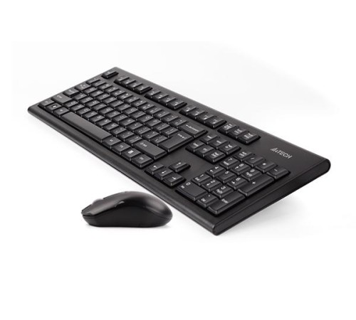 Клавиатура + мышь A4Tech 3000NS клав:черный мышь:черный USB беспроводная Multimedia