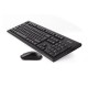 Клавиатура + мышь A4Tech 3000NS клав:черный мышь:черный USB беспроводная Multimedia
