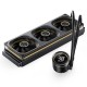 Система жидкостного охлаждения/ Water Cooling System JONSBO TH-360 Black (300W, 360mm, LED temp., Black, ARGB/ Fans: 3x120mm, 62.4CFM, 37.3dBA, 2400RPM/ Pump height 72mm, 30dBA, 2400RPM, Rad thickness 27mm/ S: 1851, 1700, 1200, 115X, AM5, AM4)